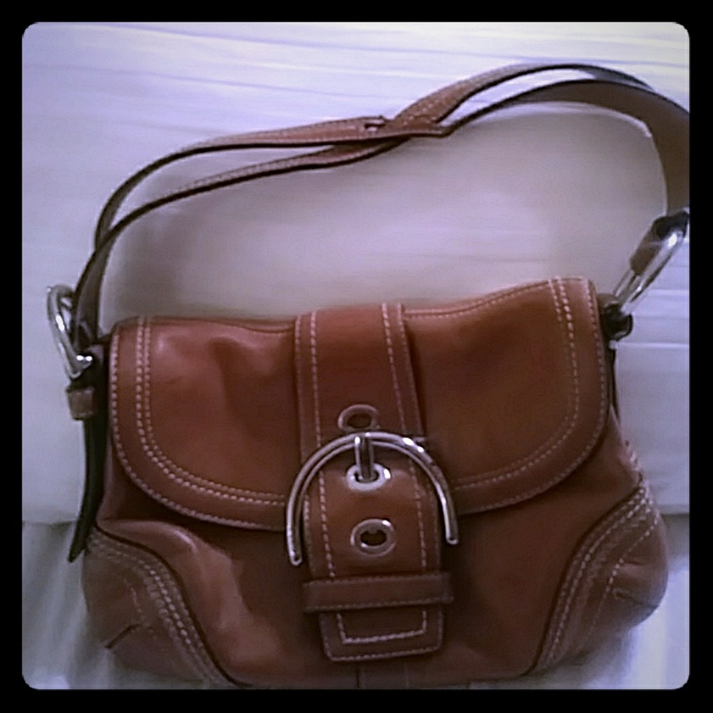 Coach Brown Leather Hobo
